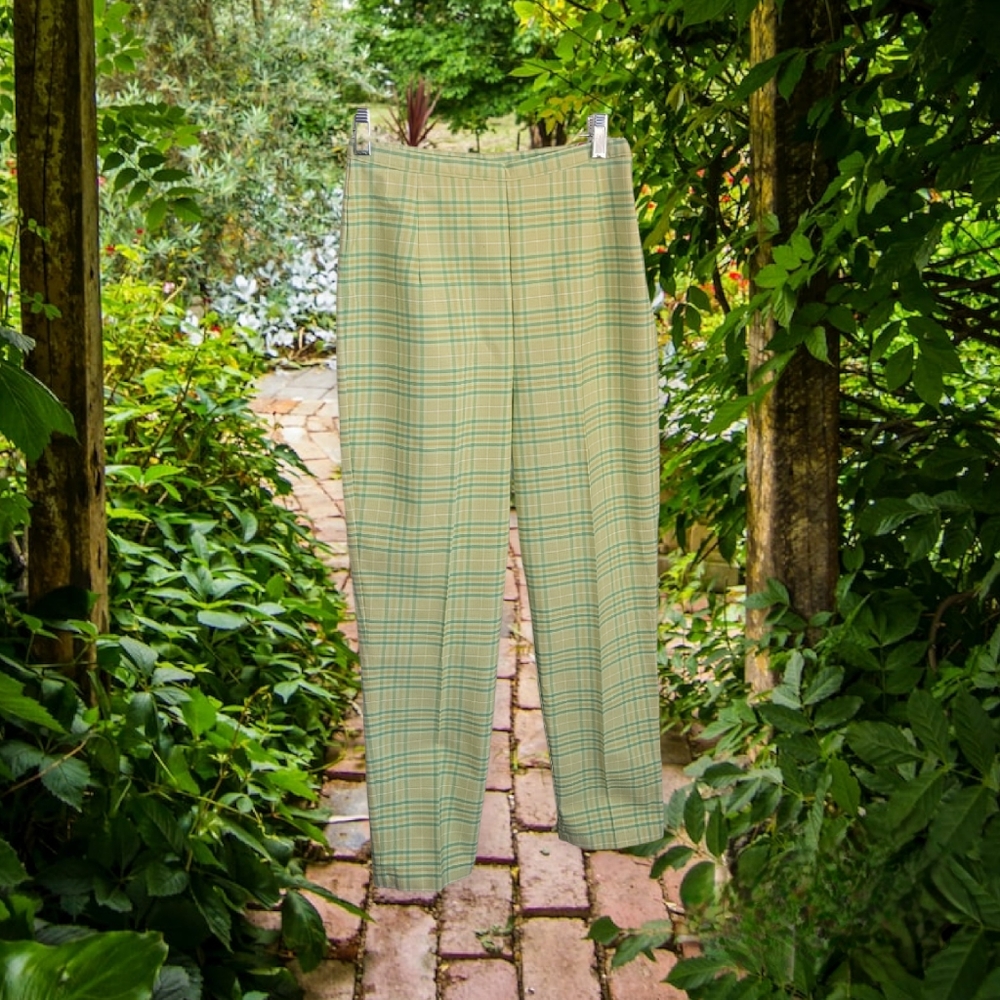 Vintage Plaid Pedal Pushers